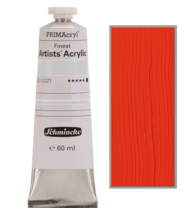 Akrylová barva PrimAcryl 60ml – 317 cadmium red light
