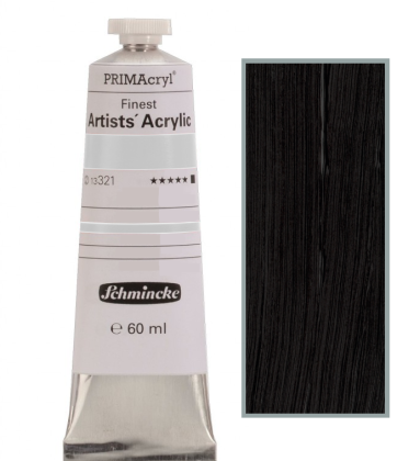 Akrylová barva PrimAcryl 60ml – 791 atrament black