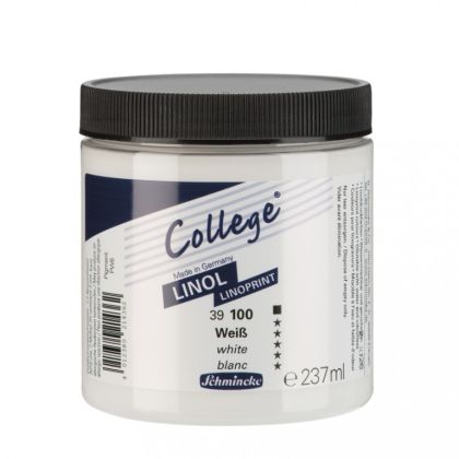Linorytová barva College 237ml – bílá