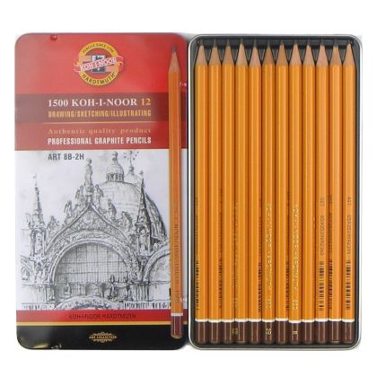 Sada uměleckých tužek Gioconda Koh-i-noor 12 ks 