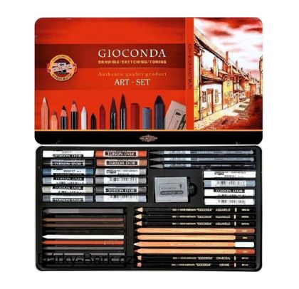 Kreslířská sada velká Gioconda Koh-i-noor 39 ks