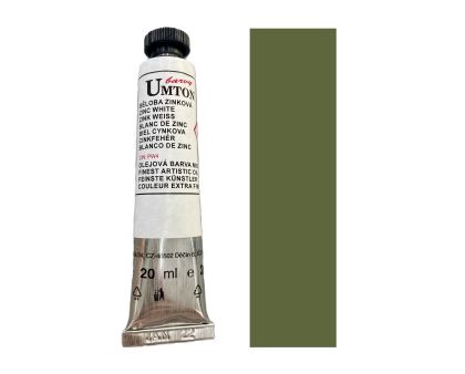 Olejová barva Umton 20ml – 0067 olivová zeleň
