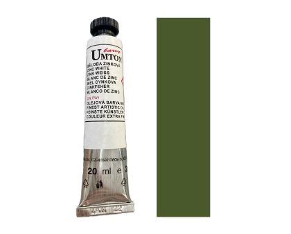 Olejová barva Umton 20ml – 0071 zem zelená česká