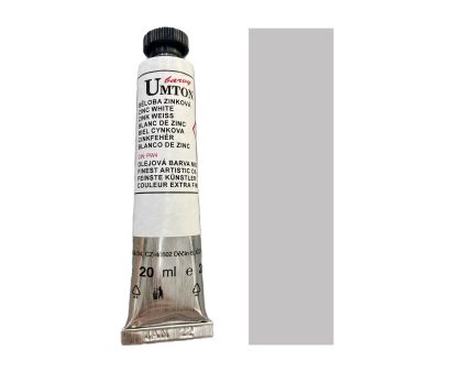 Olejová barva Umton 20ml – 0085 stříbrná