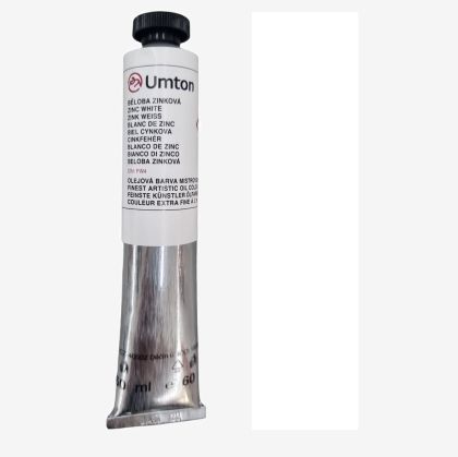 Olejová barva Umton 60ml – 0002 bílá titanová