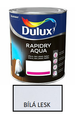 DULUX Rapidry Aqua bílá LESK 0,75L