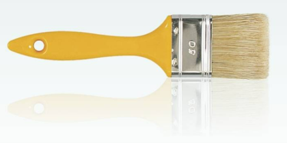 Štětec plochý UNI žlutý 100mm