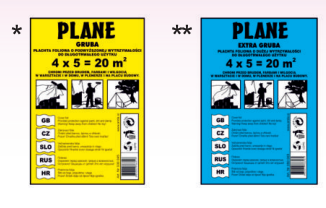 Zakrývací malířská folie 