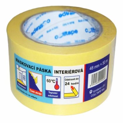 Maskovací páska interiérová do 60°C - 25mm/50m 