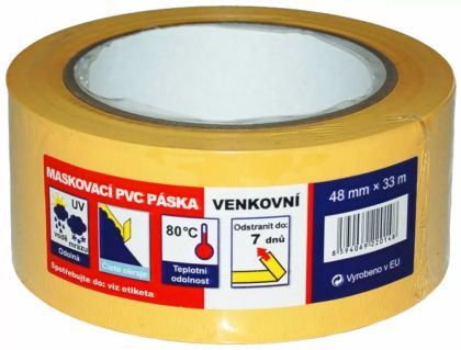 Venkovní maskovací páska PVC UV 48x33 (40101.04)
