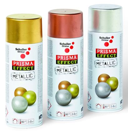 Sprej Prisma Color 400ml, METALICKÝ stříbrný