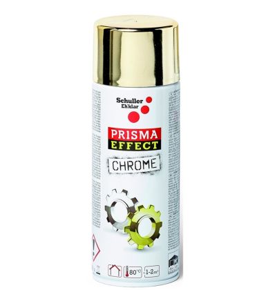 Sprej Prisma Color 400ml CHROMOVÝ efekt zlatý