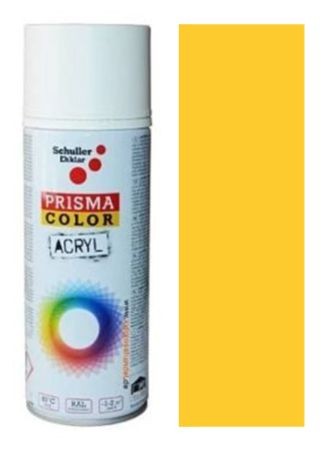 Sprej Prisma Color 400ml, RAL 1021M žlutá matná