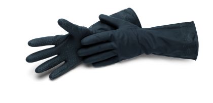 Rukavice Cleanstar latex černé dlouhé 