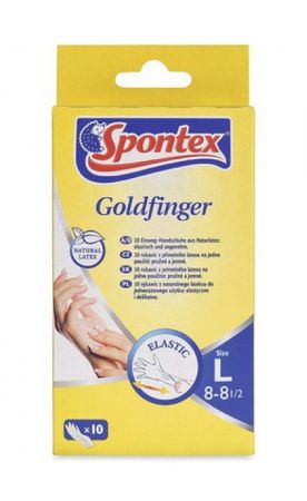 Rukavice GOLDFINGER 9/L | 10ks    