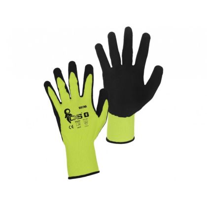 Rukavice PALAWAN nylon.latex vel.9