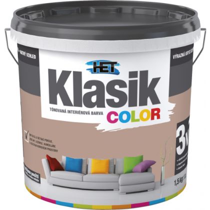 HET Color klasik 1,5kg  hnědý ořechový 0257