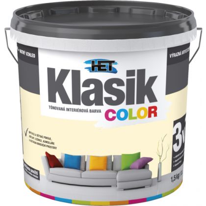 Het Color Klasik 1,5kg žlutý zázvorový 0608