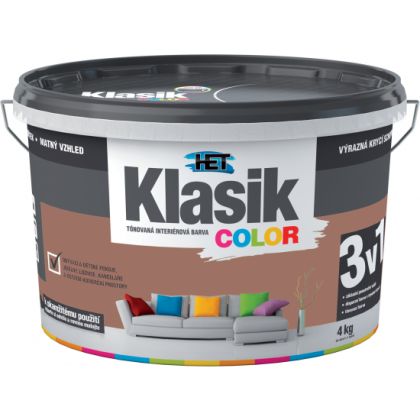 Het Color Klasik 4kg hnědý 0277