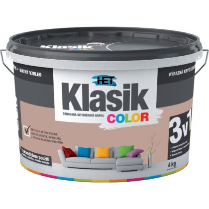 Het Color Klasik 4kg hnědý ořechový 0257