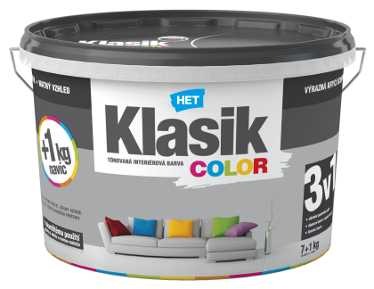 Het Color Klasik 4kg šedý 0147