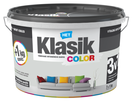 Het Color Klasik 4kg šedý platinový 0117