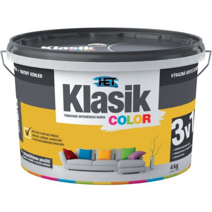 Het Color Klasik 4kg žlutý 0628