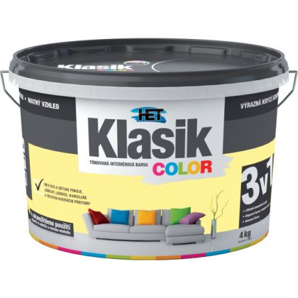 Het Color Klasik 4kg žlutý zázvorový 0608
