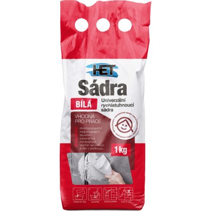 Het sádra bílá 1kg