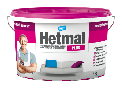 Hetmal Plus malířská barva bílá 4kg