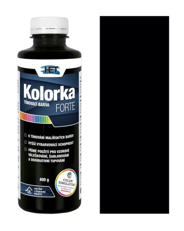 Kolorka Forte 0196 černá 400g