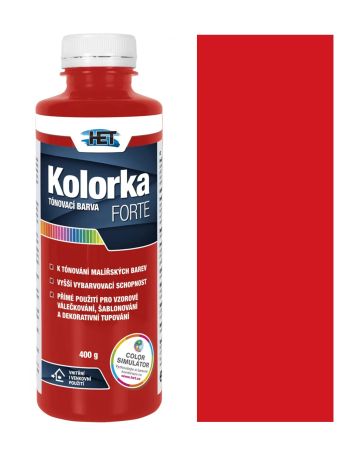 Kolorka Forte 0846 červená 400g 