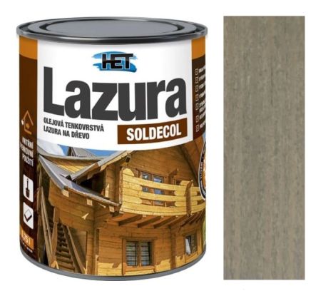 Soldecol lazura 14 Šedá 0,75 l
