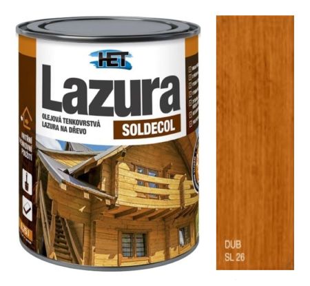 Soldecol lazura 26 Dub 0,75 l