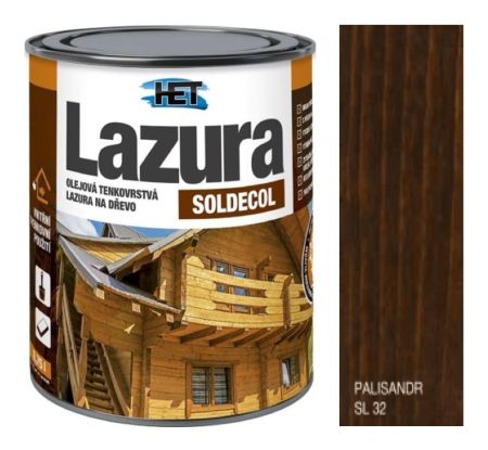 Soldecol lazura 32 Palisandr 0,75 l