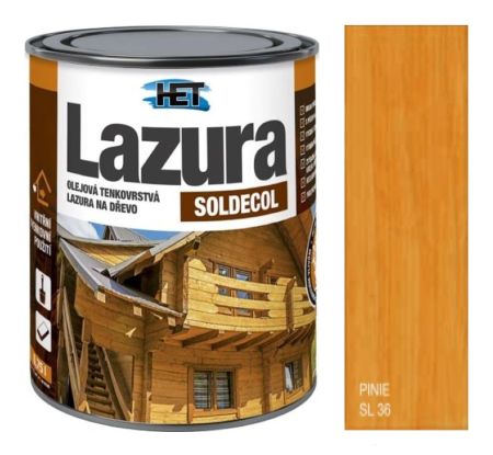 Soldecol lazura 36 Pinie 0,75 l