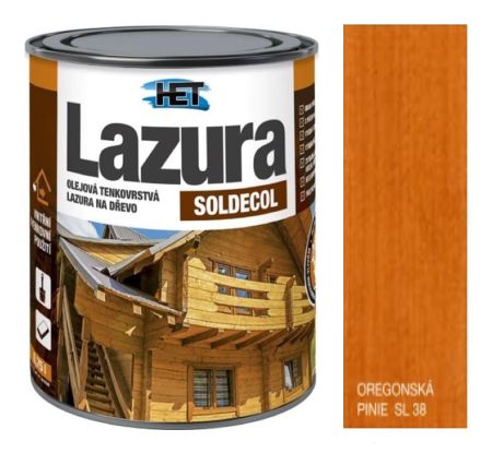 Soldecol lazura 38 Oregonská pinie 0,75 l