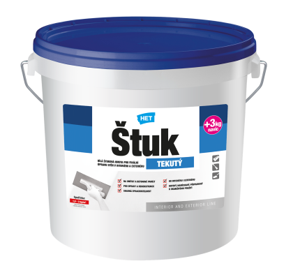 Štuk tekutý 14 + 1kg ZDARMA