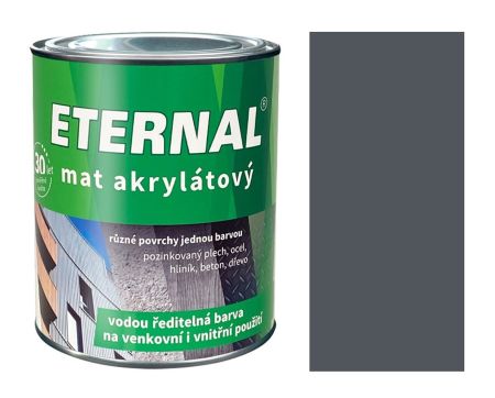 ETERNAL mat akrylátový 0,7kg  antracit 04
