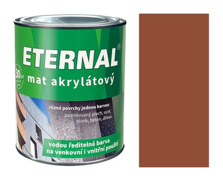 ETERNAL mat akrylátový 0,7kg cihlově červená 08