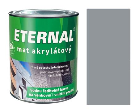 ETERNAL mat akrylátový 0,7kg středně šedá 03