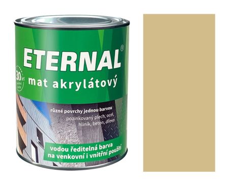 ETERNAL mat akrylátový 0,7kg světle hnědá 019