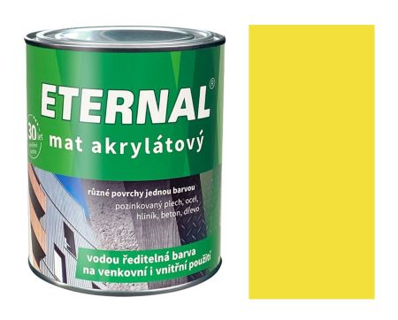ETERNAL mat akrylátový 0,7kg světle žlutá 017
