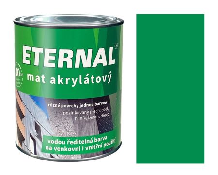 ETERNAL mat akrylátový 0,7kg tmavě zelená 022