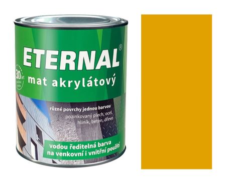 ETERNAL mat akrylátový 0,7kg žlutá 05
