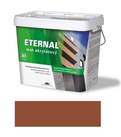 Eternal mat akrylátový 10 kg cihlově červená 08