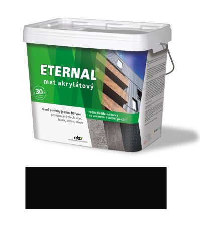 Eternal mat akrylátový 10 kg černá 013