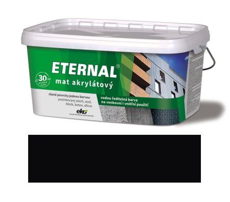 ETERNAL mat akrylátový 2,8 kg černá 013