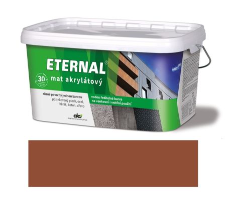 ETERNAL mat akrylátový 5kg cihlově červená 08