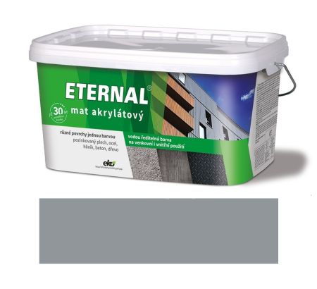 ETERNAL mat akrylátový 5kg středně šedá 03